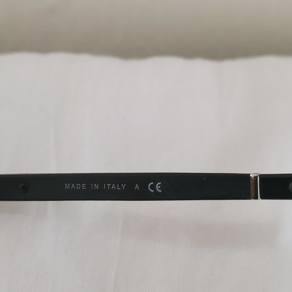 NWT Authentic Unisex Chanel Glasses with Sliver Frame / Black Temple - Picture 5 of 8